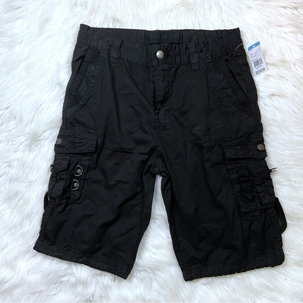 Boy’s Size Large 14-16 Black Cargo Shorts